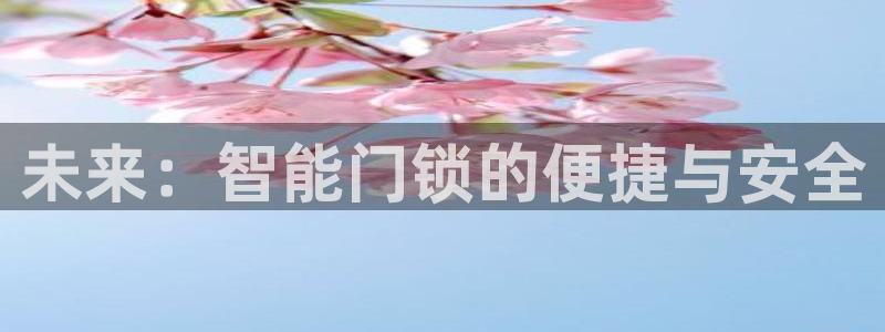富联娱乐分红怎么样：未来：智能门锁的便捷与安全