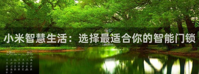 富联娱乐首页登录：小米智慧生活：选择最适合你的智能门锁