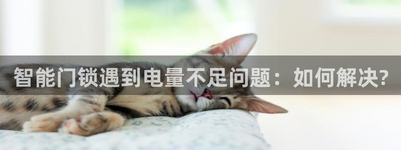 富联娱乐图7O777：智能门锁遇到电量不足问题：如何解决?