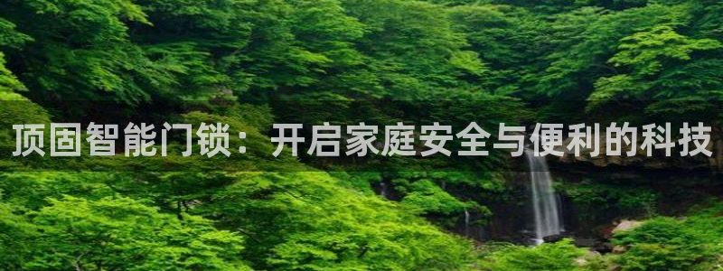 富联娱乐登录链接：顶固智能门锁：开启家庭安全与便利的科技