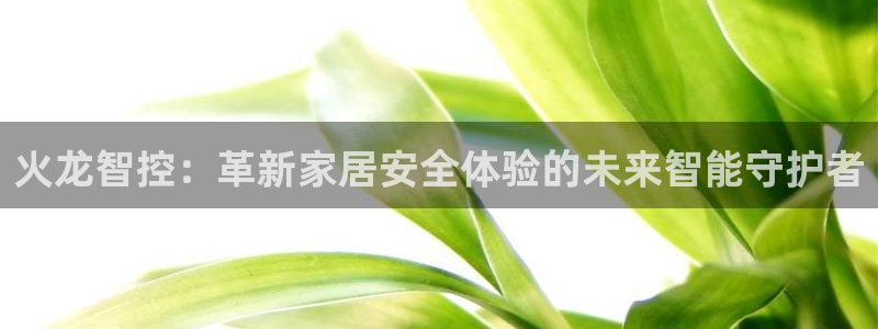 富联娱乐注册地址在哪里：火龙智控：革新家居安全体验的未来智能