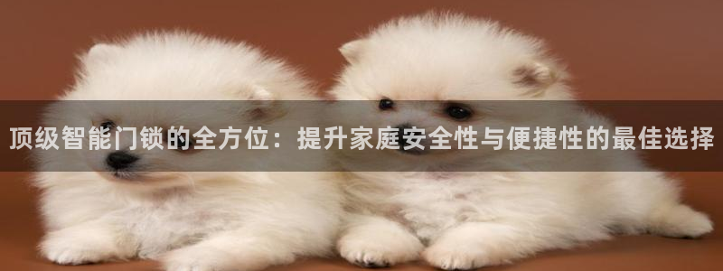 富联娱乐平台招商：顶级智能门锁的全方位：提升家庭安全性与便捷