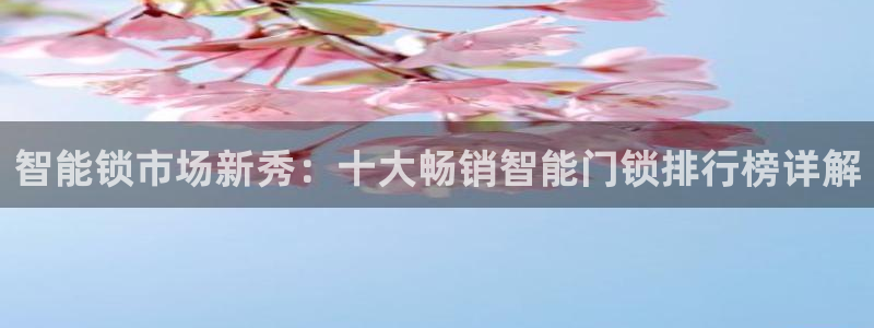 富联娱乐真的吗：智能锁市场新秀：十大畅销智能门锁排行榜详解