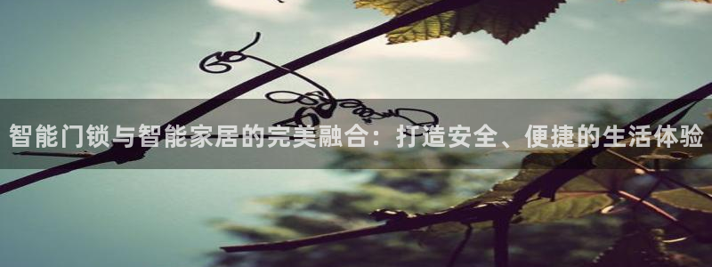富联娱乐主管述判官333OO：智能门锁与智能家居的完美融合：