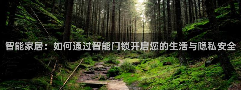 富联娱乐元哥：智能家居：如何通过智能门锁开启您的生活与隐私安