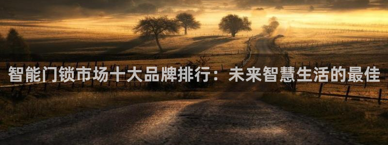 富联娱乐官网首页下载：智能门锁市场十大品牌排行：未来智慧生活