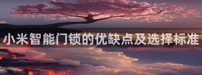 富联娱乐地址查询官网：小米智能门锁的优缺点及选择标准