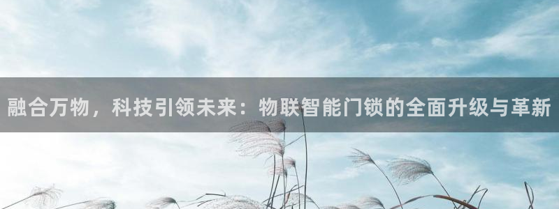 富联娱乐乃六七五一38：融合万物，科技引领未来：物联智能门锁
