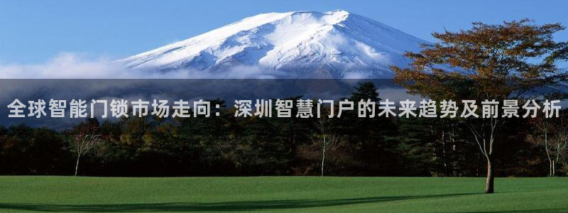 富联娱乐登录网址是什么：全球智能门锁市场走向：深圳智慧门户的