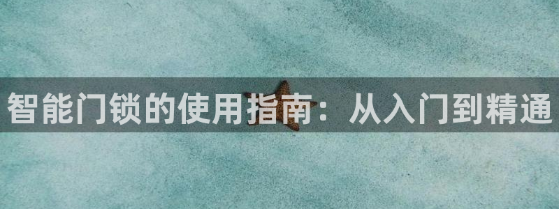 富联娱乐app官方下载最新版：智能门锁的使用指南：从入门到精